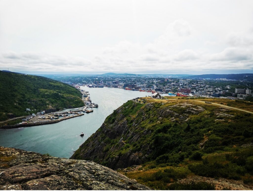 View of the St. John’s Harbour from Signal Hill